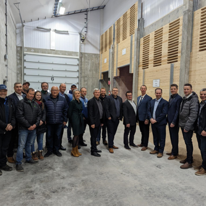 Inauguration du centre d&rsquo;opérations et de fertilisants à Warwick