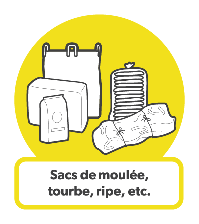 Sacs de moulés, tourbe, ripes, etc - VIVACO