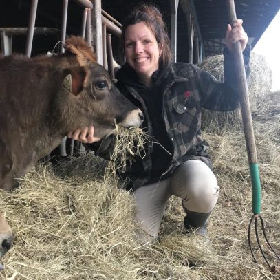 Profil relève Emmanuelle Champagne | Ferme L&rsquo;Odyssée Holstein